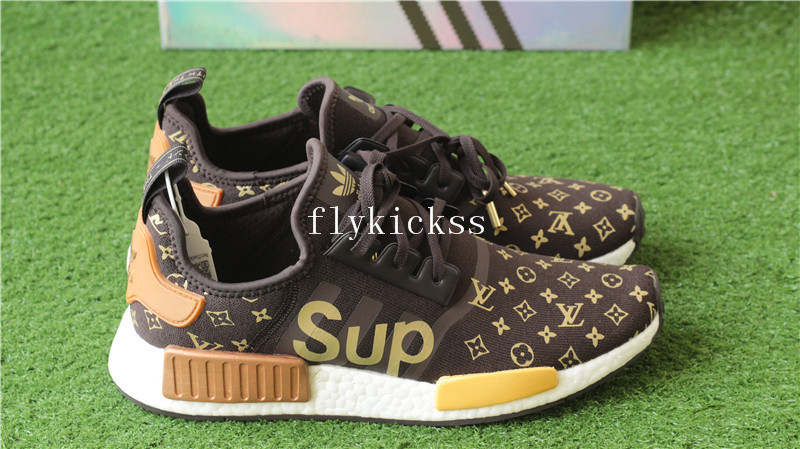 Supreme LVS X Adidas NMD XR1 PK Brown